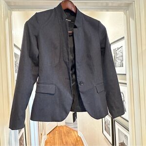 Zara Women's Navy Blue Blazer